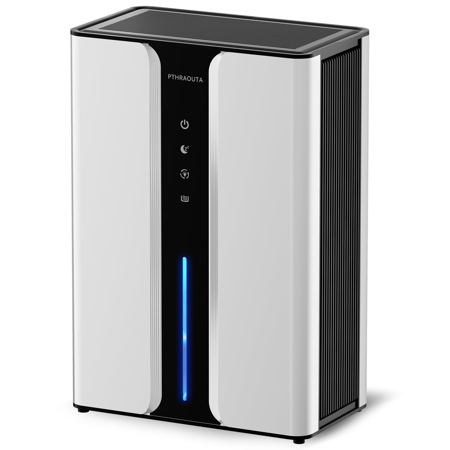 PTHRAOUTA Dehumidifier for Room for Home, 50 OZ Water Tank(1000 sq.ft) Dehumidifiers Safe Drainage Auto-off Odor Removal 2 Duak-Core Portable Small Dehumidifier for Basement Bathroom H10