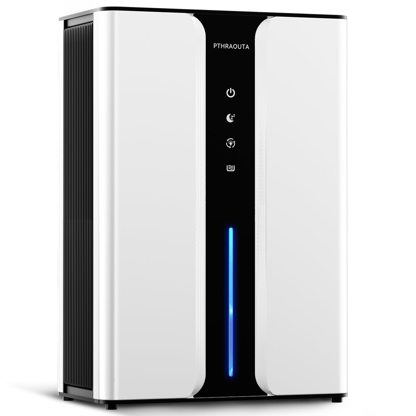 PTHRAOUTA Dehumidifier for Room for Home, 50 OZ Water Tank(1000 sq.ft) Dehumidifiers Safe Drainage Auto-off Odor Removal 2 Duak-Core Portable Small Dehumidifier for Basement Bathroom H10